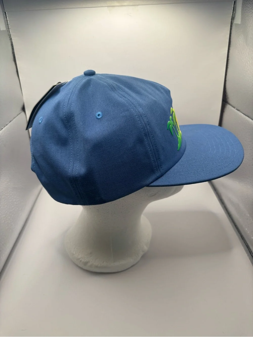 RVCA Freeman Snapback Hat - Federal Blue - NWT.